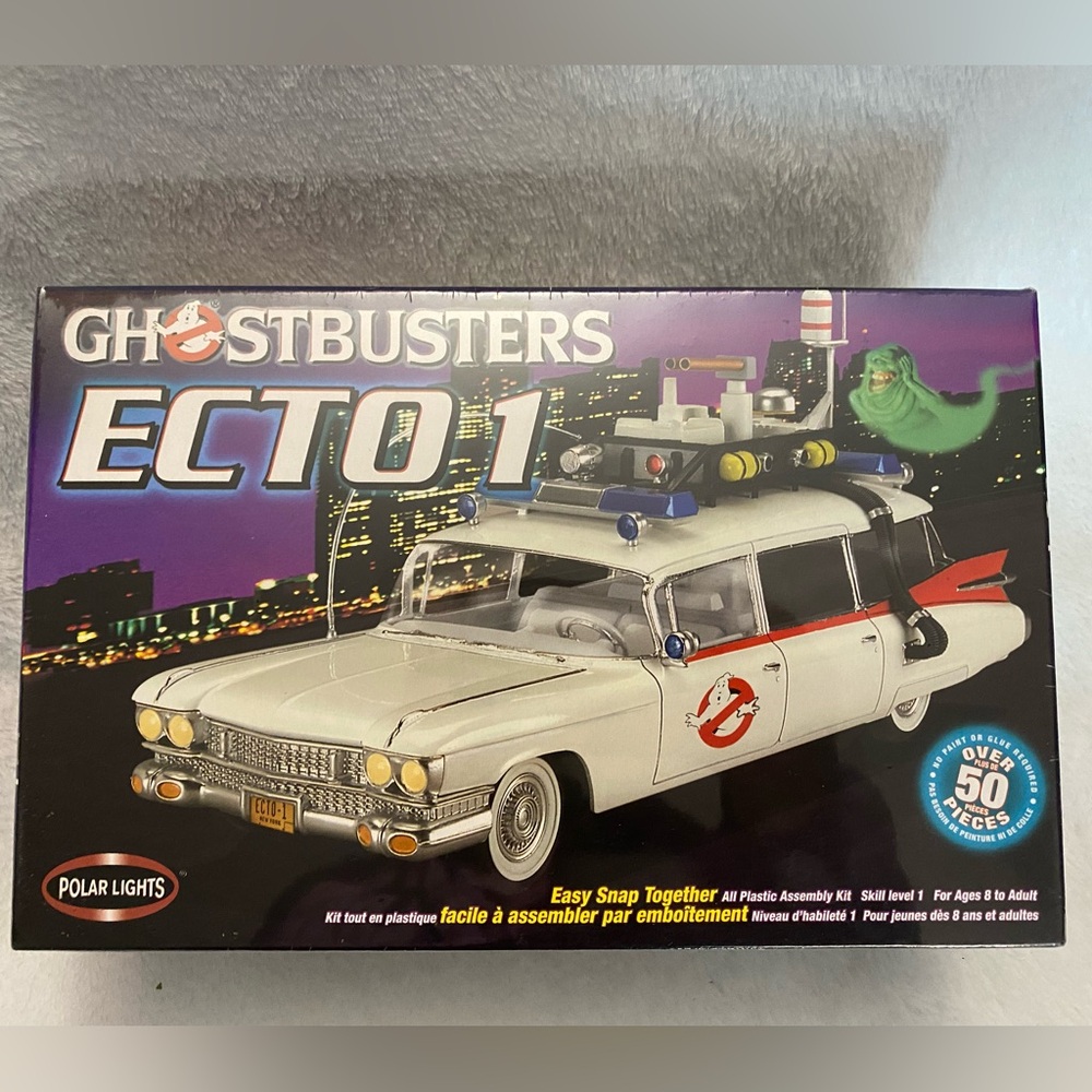 Ghostbusters ECTO 1 model car.